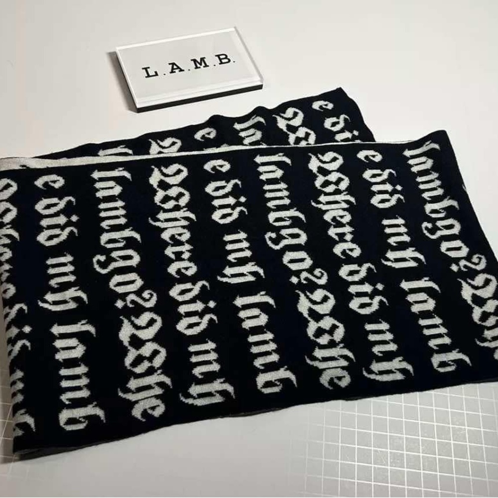 L.A.M.B. Scarf cashmere Gwen Stefani